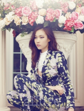Kim Won Kyung Floral Allure Magazine April 2013